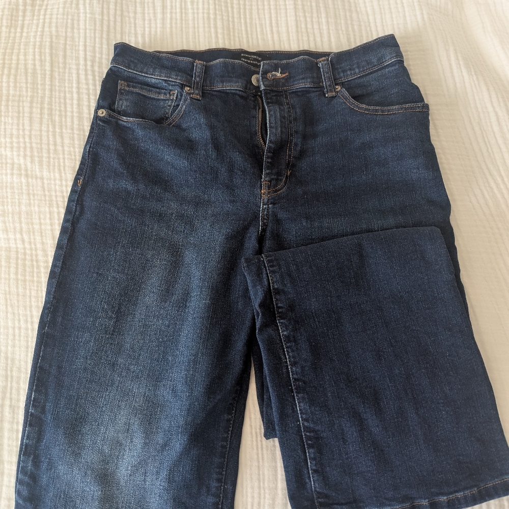 Banana Republic Dark Indigo Straight Jeans